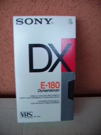 cassette vhs  Sony 180 Musica e Film