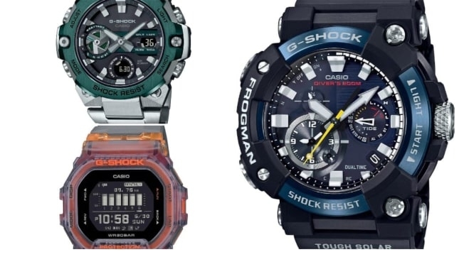 Casio G-Shock: ecco tre proposte da 100 a 1000€ 