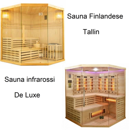 Saune infrarossi e finlandesi Arredamento Casalinghi