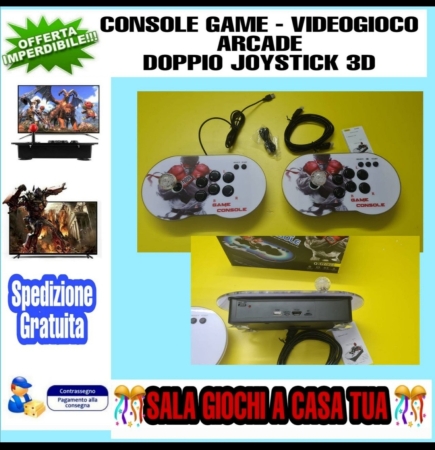Console game con 2 joistick Console e Videogiochi
