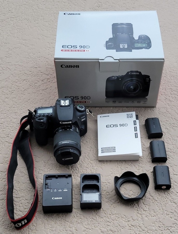 New Canon 90D Camera 18-55mm Veicoli Industriali