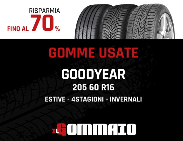 Gomme Usate GOODYEAR 205 60 R16 come Nuove Veicoli Industriali